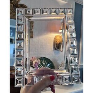 Rosenthal Crystal Photo Frame Made in Germany 1960s 5.5x3.5 Photo